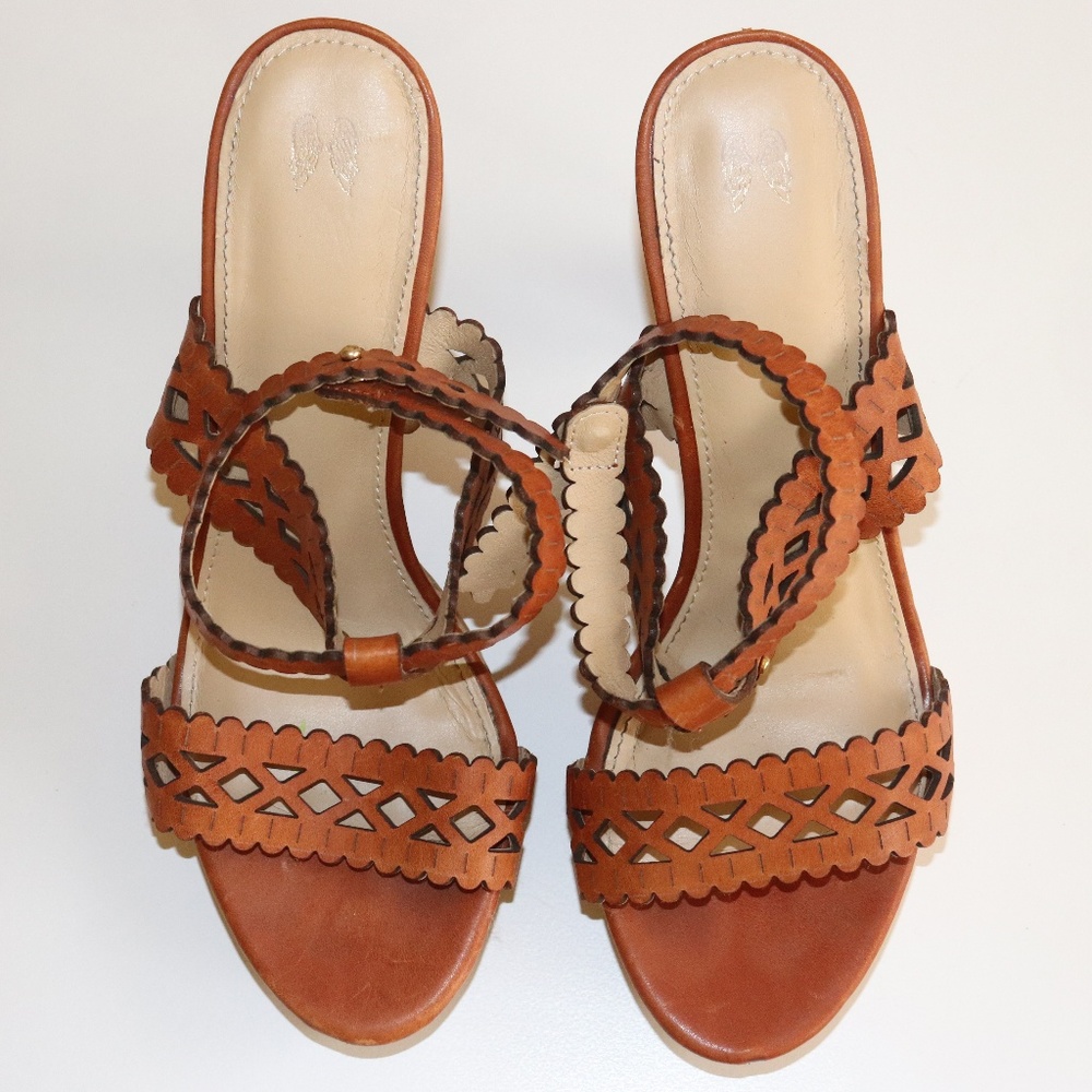 Neutral Cutout Fisherman Platform Sandals